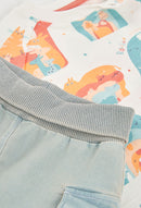Boys Knit Set - Print
