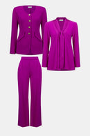 Satin Straight Tunic - Cosmos