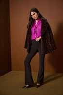Satin Straight Tunic - Cosmos