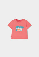 Boboli Set Knit Boy - Coral