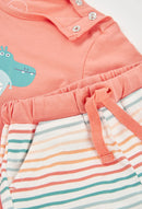 Boboli Set Knit Boy - Coral