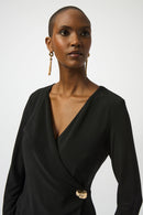 Wide-Leg Jumpsuit - Black