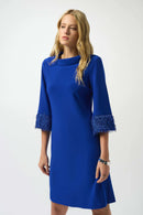 Novelty A-Line Dress - Royal Sapphire