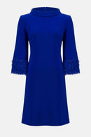 Novelty A-Line Dress - Royal Sapphire