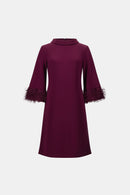 Novelty A-Line Dress - Elderberry