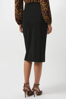 Moss Crepe Pencil Skirt - Black