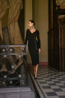 Pull-On Pencil Skirt - Black