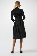 Fit and Flare Dress - Black