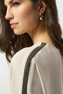 Soft Twill Boxy Top - Moonstone