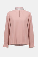 Soft Twill Straight Top - Antique Rose