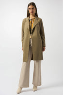 Scuba Suede Straight Coat - Java