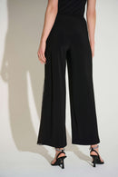 Rhinestone Wide Leg Trousers - Black