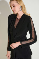 Signature Fitted Blazer - Black