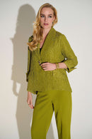Signature Jacquard Swing Jacket - Fern
