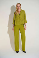 Signature Jacquard Swing Jacket - Fern