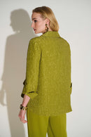 Signature Jacquard Swing Jacket - Fern