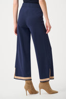Colourblock Culotte Trouser - Indigo/camel
