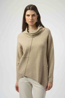 Asymmetrical Jumper - Oatmeal Melange