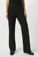 Wide Leg Pull-On Trouser - Black