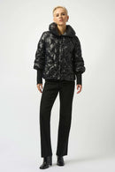 Quilted Puffer Jacket - Black