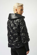 Quilted Puffer Jacket - Black