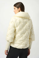 Quilted Puffer Jacket - Winter White