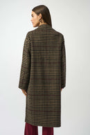 Plaid Double-Faced Coat - Camel/multi