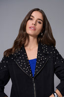 Stretch Denim Jacket - Black