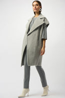 Feather Yarn Boxy Jumper - Light Grey
