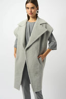 Feather Yarn Boxy Jumper - Light Grey