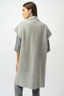Feather Yarn Boxy Jumper - Light Grey