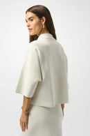 Sweater Knit Boxy Jumper - Winter White