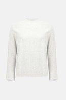 Placement Stitch Jumper - Winter White
