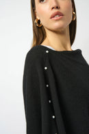 Cashmere Poncho - Black