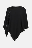 Cashmere Poncho - Black