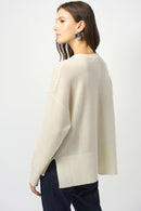 Cashmere Crew Neck Top - Vanilla