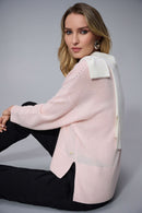 Cashmere Crew Neck Top - Rose