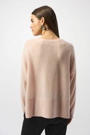 Cashmere Crew Neck Top - Rose