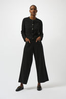 Button-Front Jacket - Black