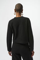 Button-Front Jacket - Black