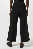 Straight Leg Trousers - Black