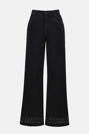 Classic Wide Leg Jeans - Charcoal Grey