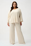 Pleated Wide-Leg Trousers - Birch