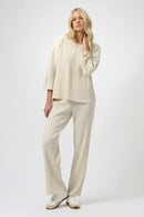 Pleated Wide-Leg Trousers - Birch