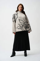 Silky Knit Maxi Skirt - Black