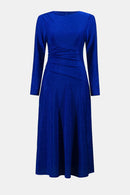 Sparkle Fit & Flare Dress - Royal Sapphire