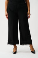 Silky Knit Culotte - Black