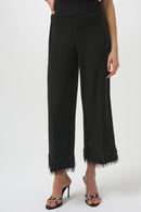 Silky Knit Culotte - Black