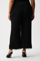 Silky Knit Culotte - Black