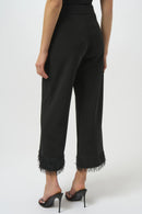 Silky Knit Culotte - Black